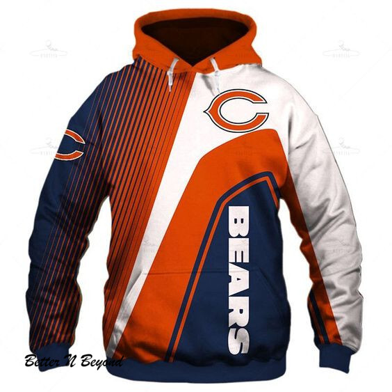 Chicago Bears 3D Hoodie Sweatshirt Gift For Men