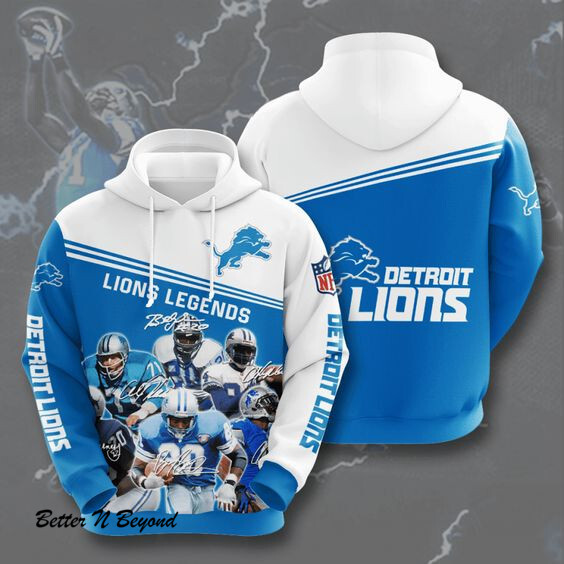 Detroit Lions Detroit Lions 3D Hoodie Sweatshirt - Hoodies 3D