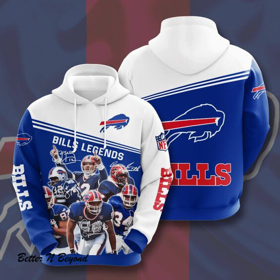 Buffalo Bills Legends Men And Women 3D Hoodie