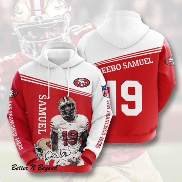 NFL San Francisco 49ers Deebo Samuel USA 3D Hoodie All Over Printed