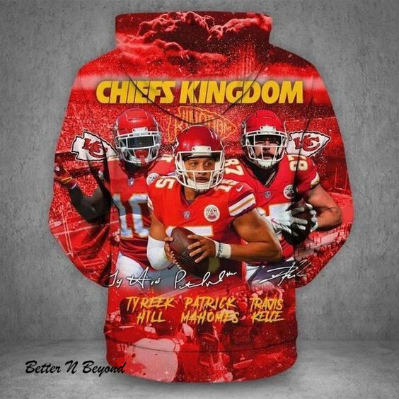 Kansas City Chiefs Fashion Team 11 Unisex 3D Hoodie Gift For Fans