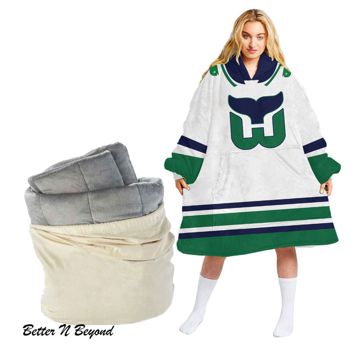 NHL Hartford Whalers Personalized oodie blanket hoodie snuggie hoodies for all family - Amazing ProShop