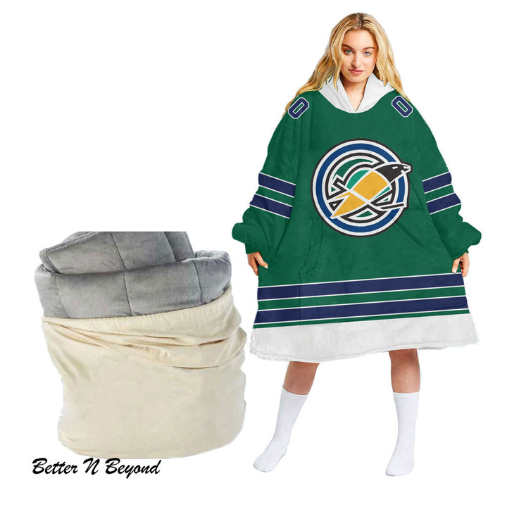 NHL California Golden Seals Personalized oodie blanket hoodie snuggie hoodies for all family - Amazing ProShop
