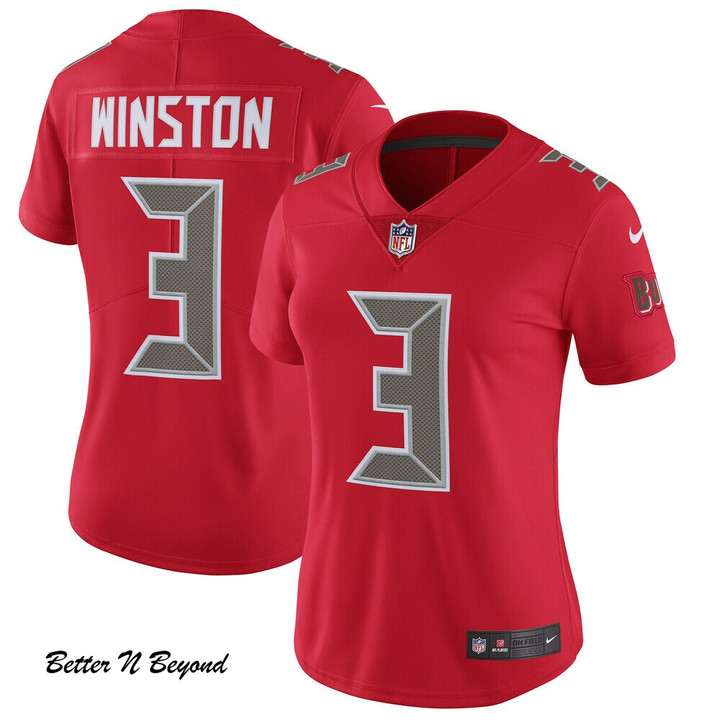 Women's Tampa Bay Buccaneers Jameis Winston Nike Red Finished Color Rush Limited Jersey