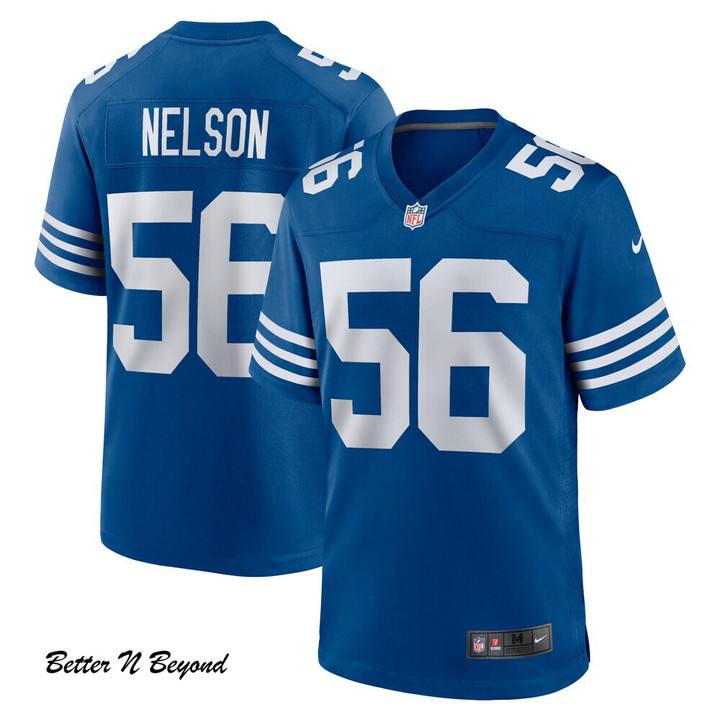 Men's Indianapolis Colts Quenton Nelson Nike Royal Alternate Game Jersey