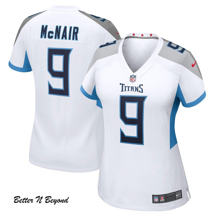 Women's Tennessee Titans Steve McNair Nike White Retired Game Jersey