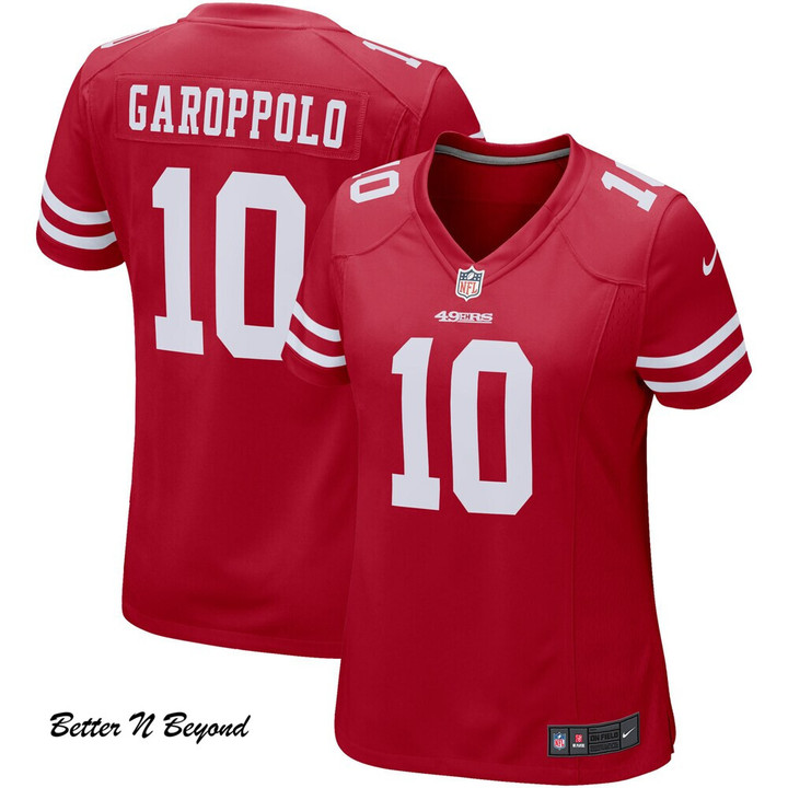Women's San Francisco 49ers Jimmy Garoppolo Nike Scarlet Game Player Jersey