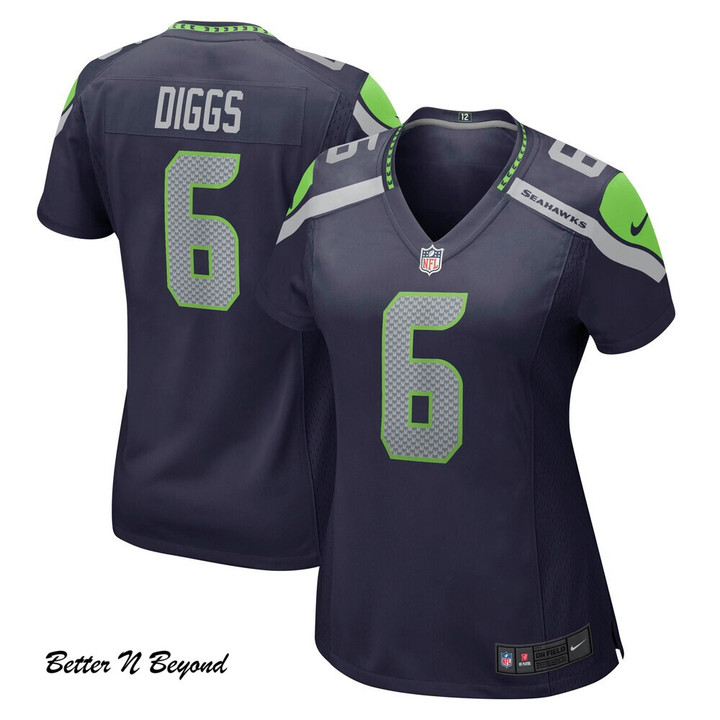 Women's Seattle Seahawks Quandre Diggs Nike College Navy Player Game Jersey