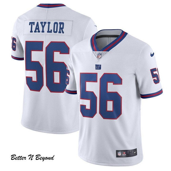 Men's New York Giants Lawrence Taylor Nike White Alternate Game Retired Player Limited Jersey