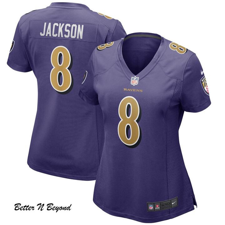 Women's Baltimore Ravens Lamar Jackson Nike Purple Alternate Game Player Jersey