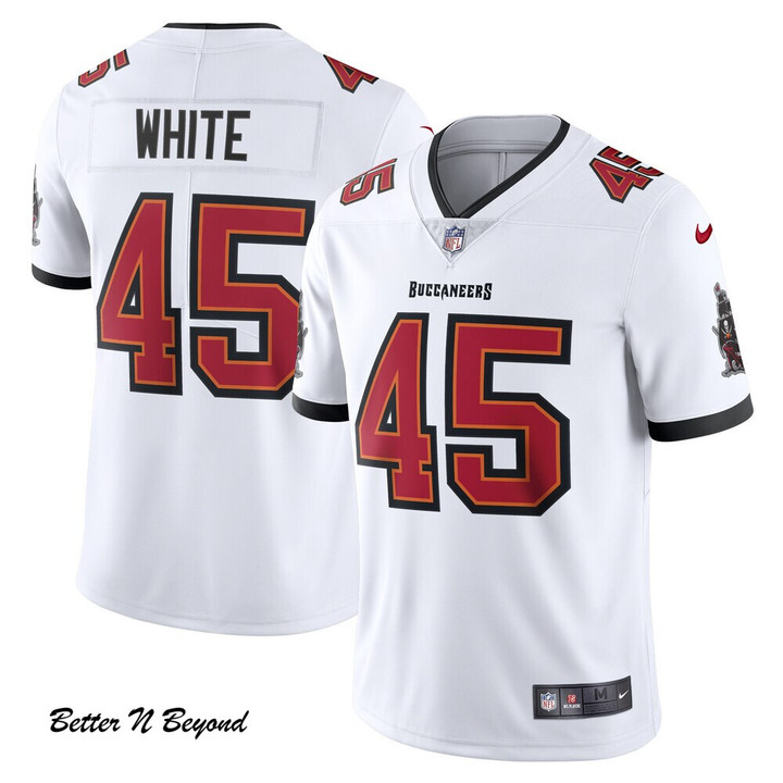 Men's Tampa Bay Buccaneers Devin White Nike White Vapor Limited Player Jersey
