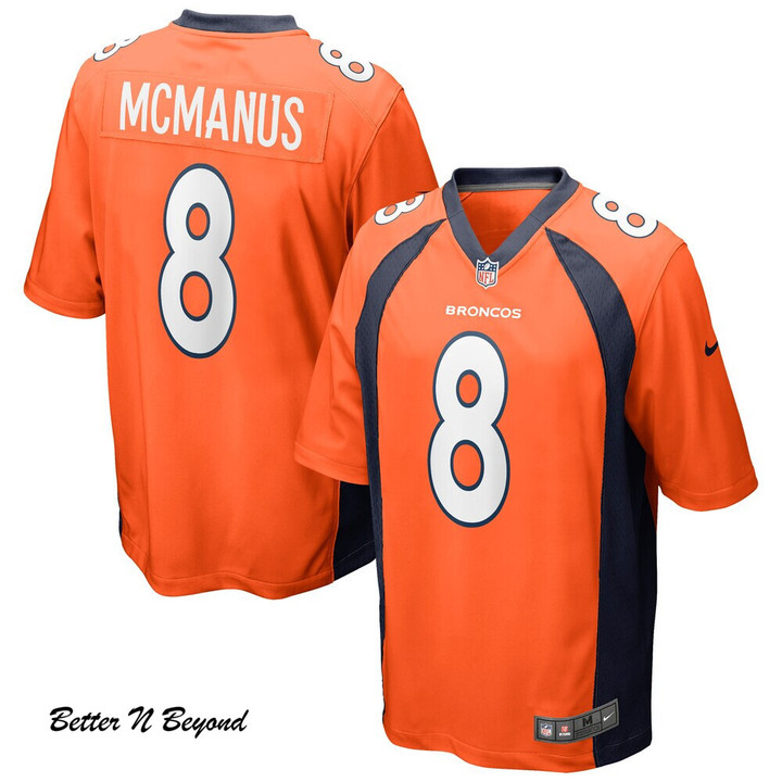 Men's Denver Broncos Brandon McManus Nike Orange Game Jersey