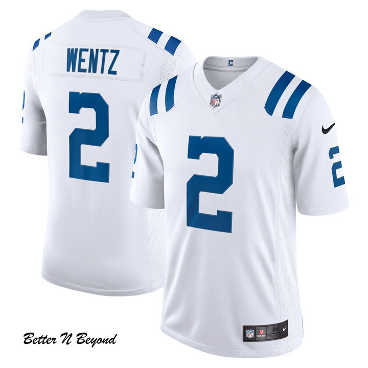 Men's Indianapolis Colts Carson Wentz Nike White Vapor Limited Jersey