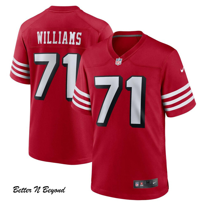Men's San Francisco 49ers Trent Williams Nike Scarlet Alternate Game Jersey