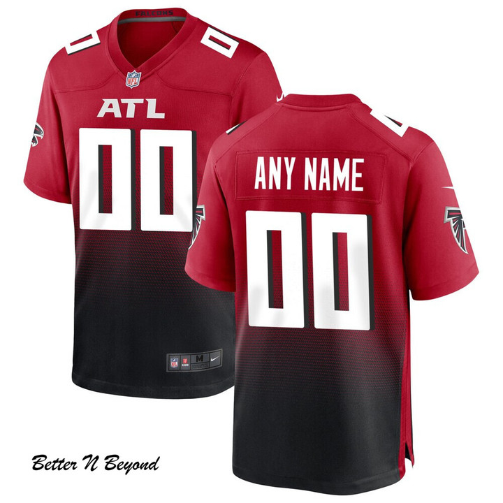 Men's Atlanta Falcons Nike Red Alternate Custom Game Jersey