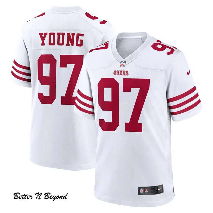 Men's San Francisco 49ers Bryant Young Nike White Retired Player Game Jersey