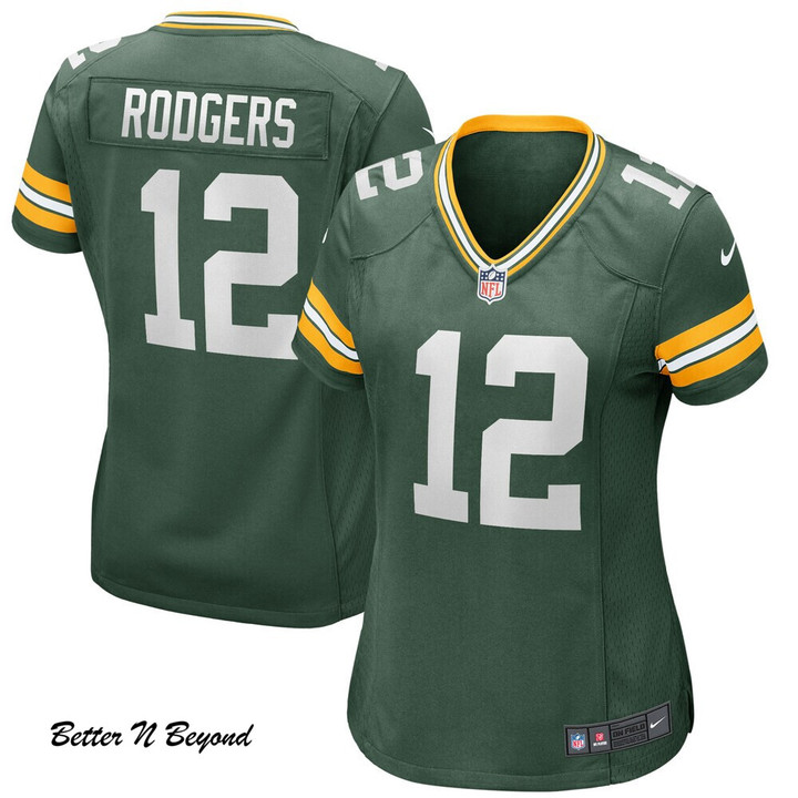 Women's Green Bay Packers Aaron Rodgers Nike Green Player Jersey