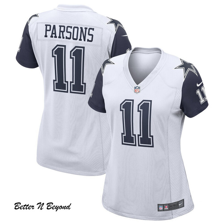 Women's Dallas Cowboys Micah Parsons Nike White Alternate Game Jersey