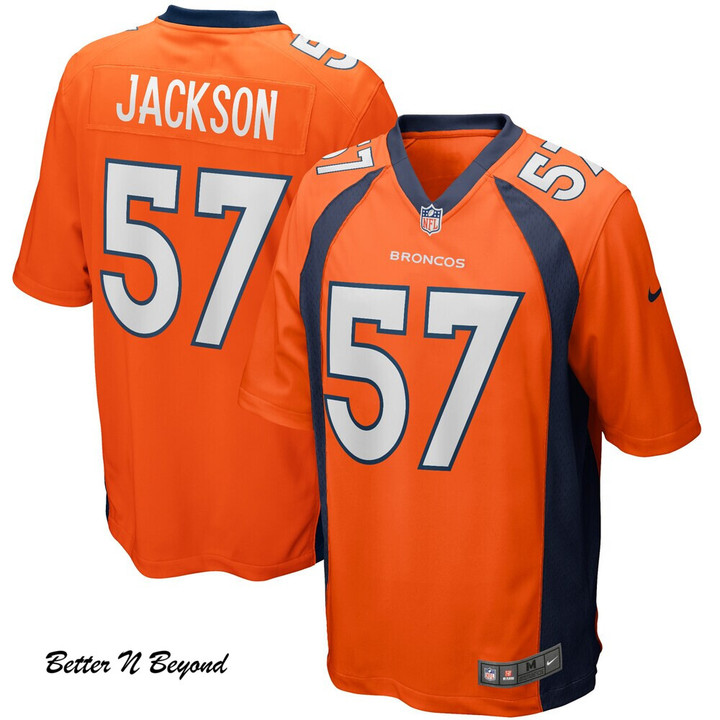 Men's Denver Broncos Tom Jackson Nike Orange Game Retired Player Jersey