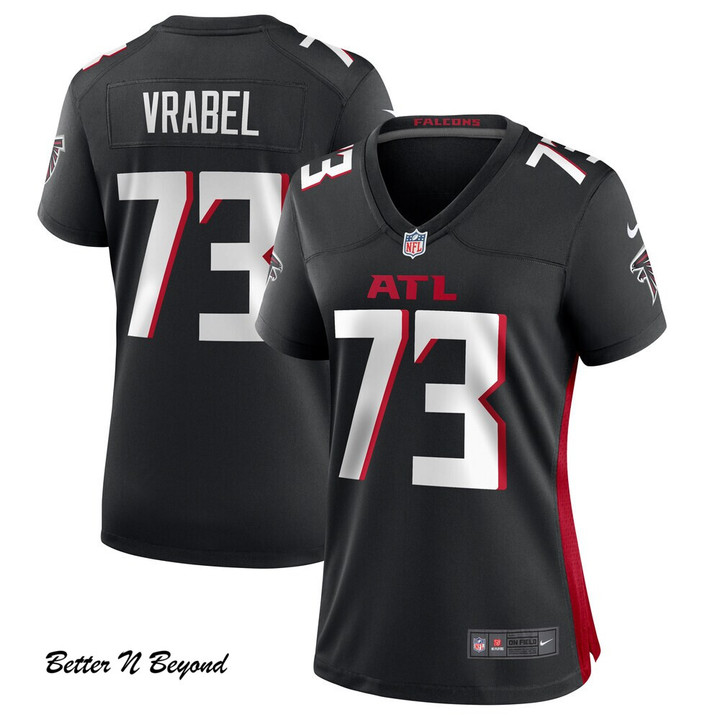 Women's Atlanta Falcons Tyler Vrabel Nike Black Player Game Jersey