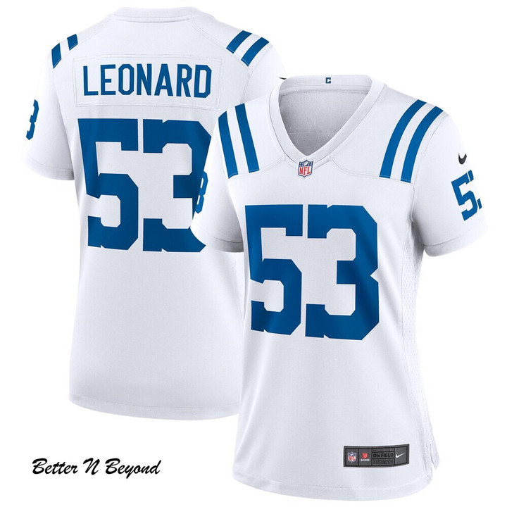 Women's Indianapolis Colts Darius Leonard Nike White Game Player Jersey
