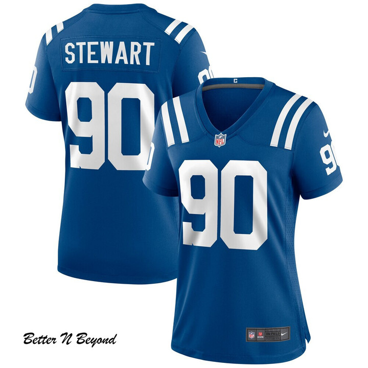 Women's Indianapolis Colts Grover Stewart Nike Royal Game Jersey