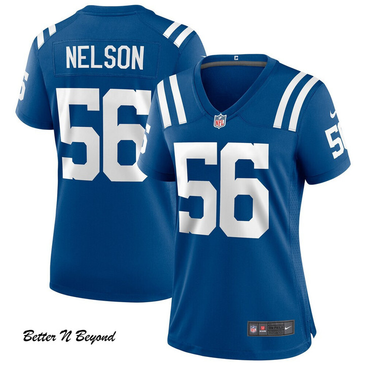 Women's Indianapolis Colts Quenton Nelson Nike Royal Player Game Jersey