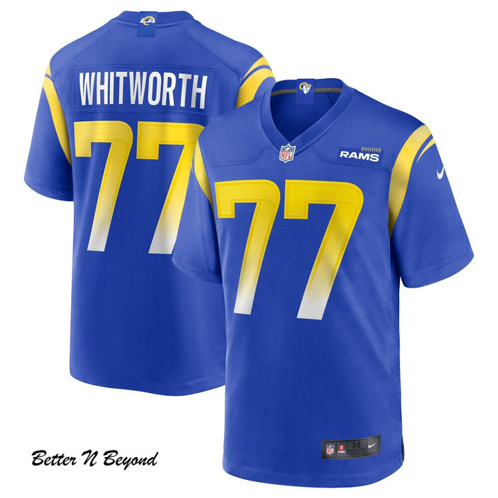 Men's Los Angeles Rams Andrew Whitworth Nike Royal Game Jersey