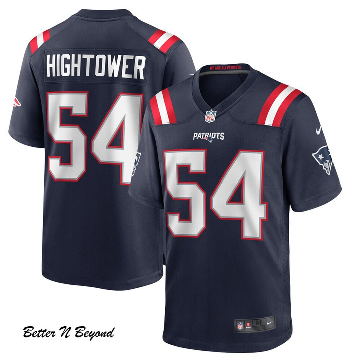Men's New England Patriots Dont'a Hightower Nike Navy Game Player Jersey