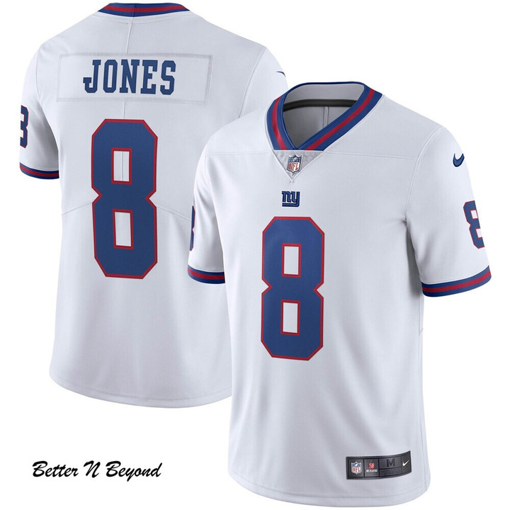 Men's New York Giants Daniel Jones Nike White Vapor Untouchable Color Rush Limited Player Jersey