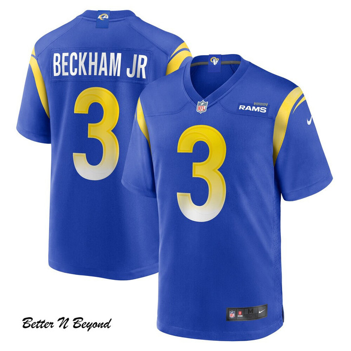Men's Los Angeles Rams Odell Beckham Jr. Nike Royal Game Jersey