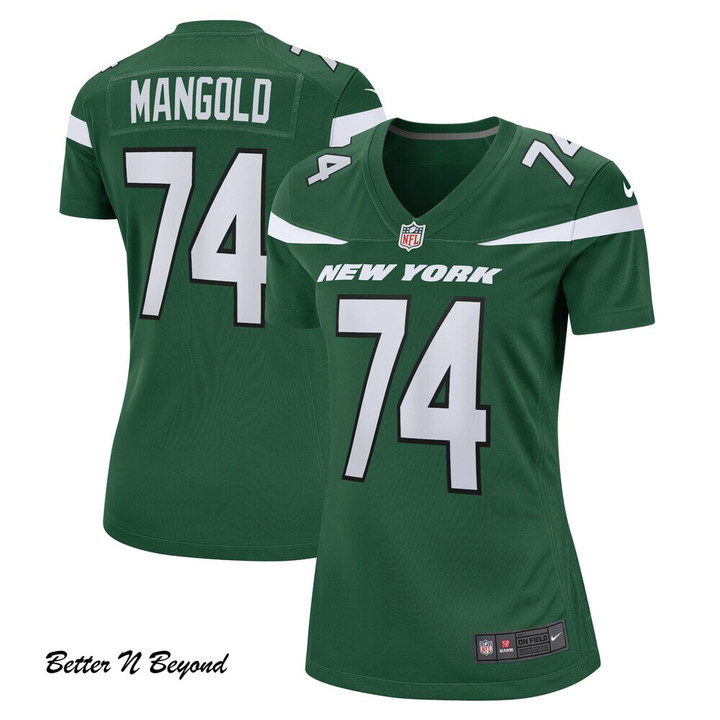 Women's New York Jets Nick Mangold Nike Gotham Green Retired Player Jersey