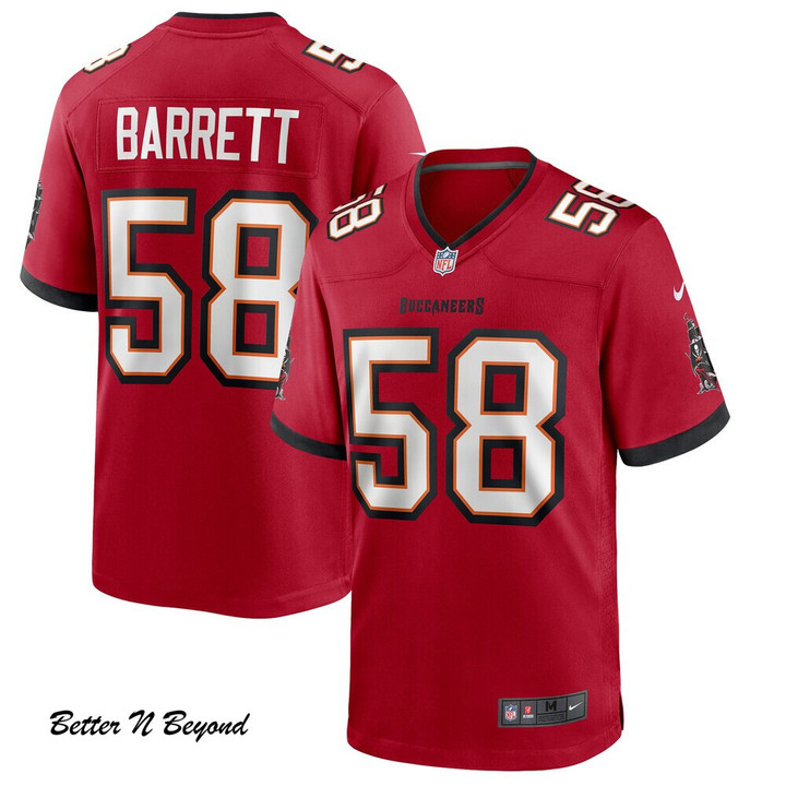 Men's Tampa Bay Buccaneers Shaquil Barrett Nike Red Game Jersey
