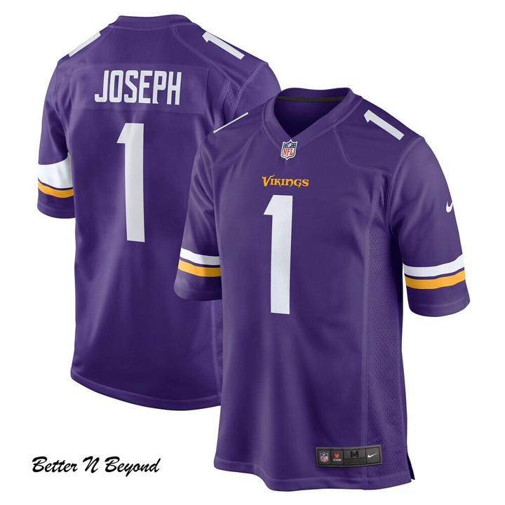 Men's Minnesota Vikings Greg Joseph Nike Purple Game Jersey