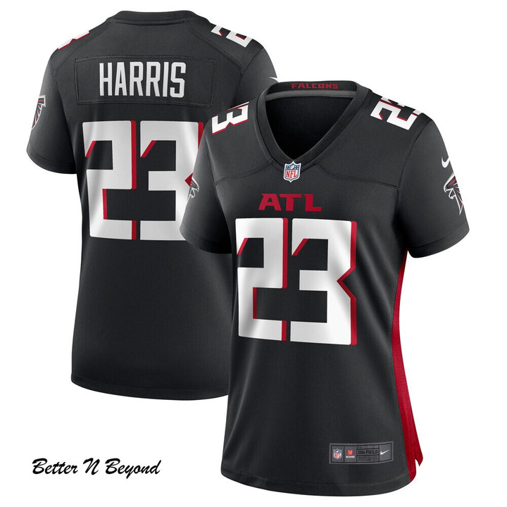 Women's Atlanta Falcons Erik Harris Nike Black Game Player Jersey