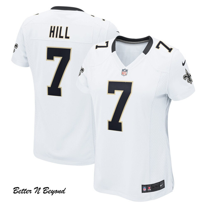 Women's New Orleans Saints Taysom Hill Nike White Game Jersey