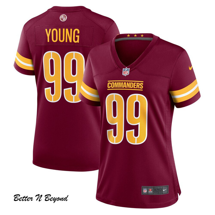 Women's Washington Commanders Chase Young Nike Burgundy Player Game Jersey