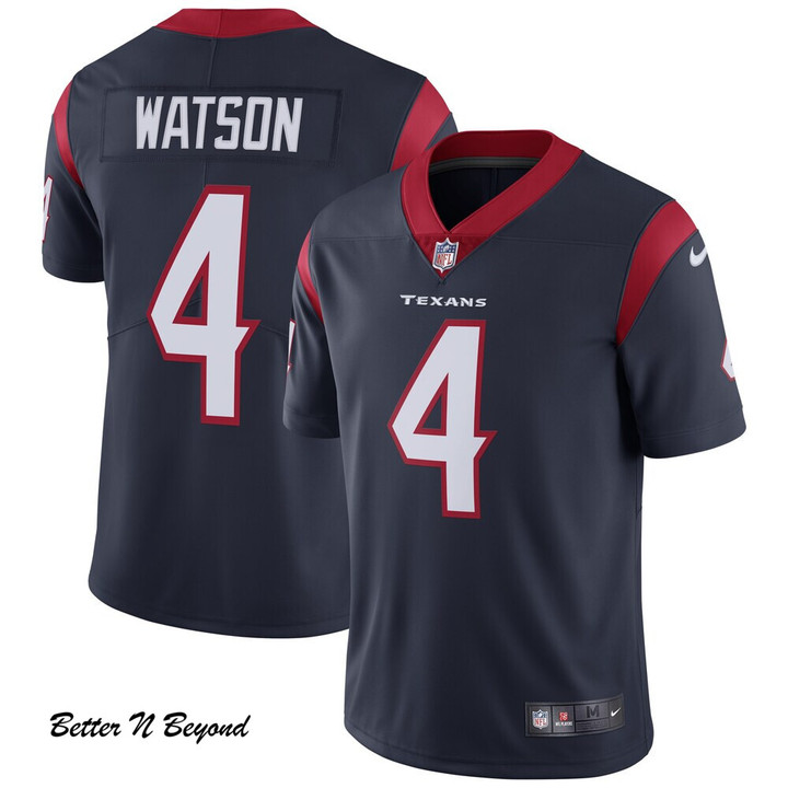 Men's Houston Texans Deshaun Watson Nike Navy Vapor Untouchable Limited Jersey