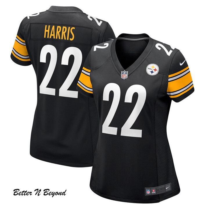 Women's Pittsburgh Steelers Najee Harris Nike Black Game Jersey