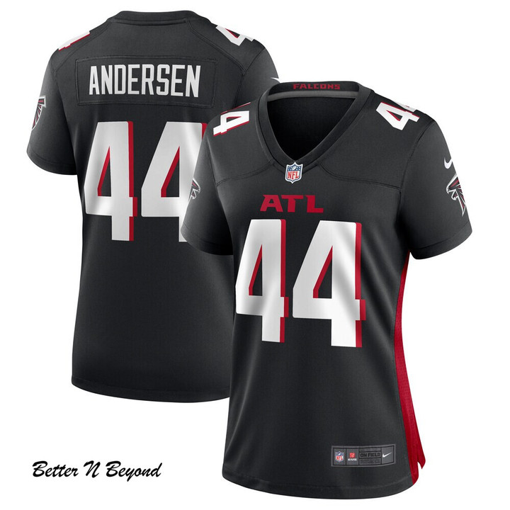Women's Atlanta Falcons Troy Anderson Nike Black Player Game Jersey