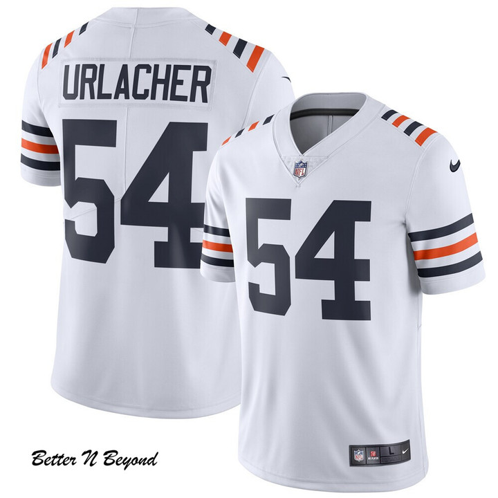 Men's Chicago Bears Brian Urlacher Nike White 2019 Alternate Classic Retired Player Limited Jersey
