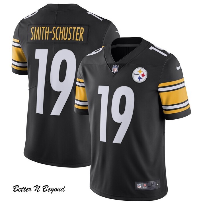 Men's Pittsburgh Steelers JuJu Smith-Schuster Nike Black Team Color Vapor Untouchable Limited Jersey