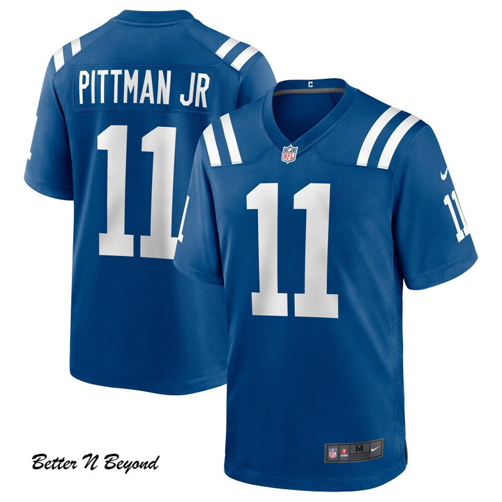 Men's Indianapolis Colts Michael Pittman Jr. Nike Royal Game Player Jersey