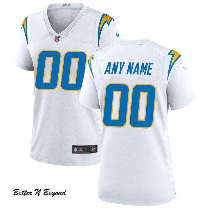 Women's Nike Los Angeles Chargers White Custom Game Jersey