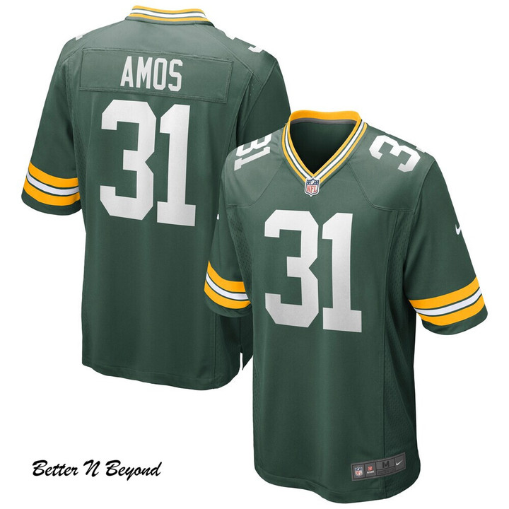 Men's Green Bay Packers Adrian Amos Nike Green Game Jersey