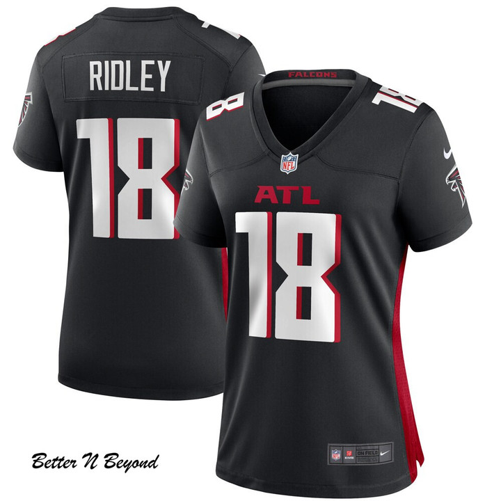 Women's Atlanta Falcons Calvin Ridley Nike Black Game Player Jersey