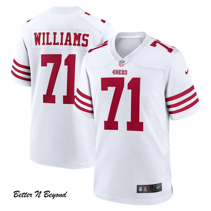 Men's San Francisco 49ers Trent Williams Nike White Player Game Jersey