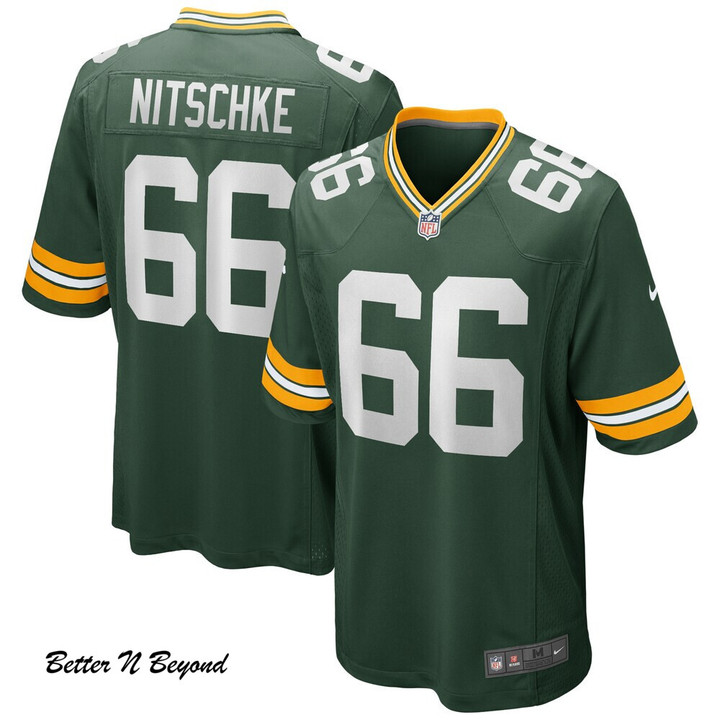 Men's Green Bay Packers Ray Nitschke Nike Green Game Retired Player Jersey