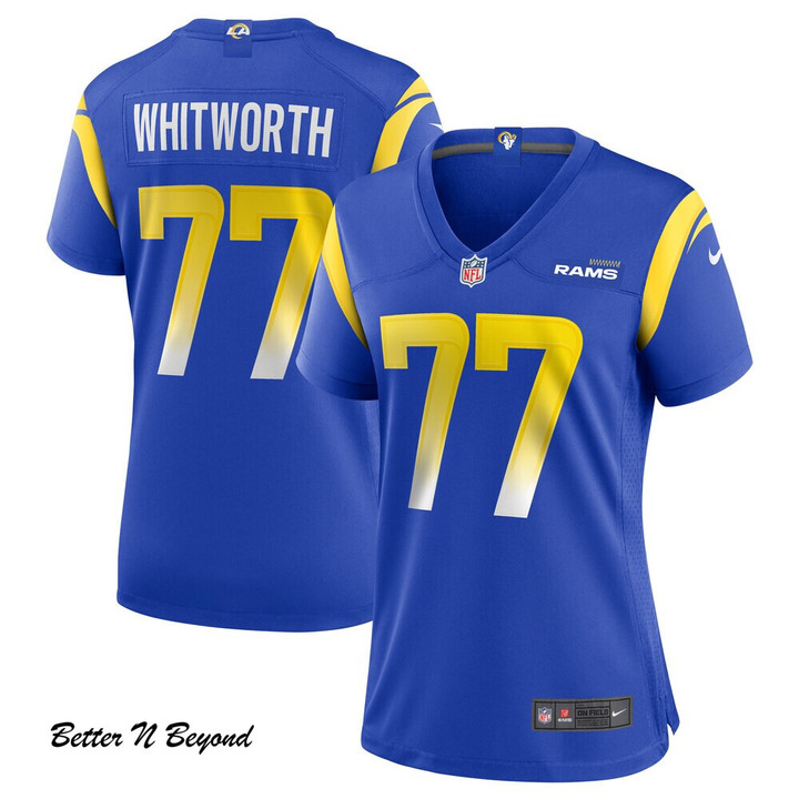 Women's Los Angeles Rams Andrew Whitworth Nike Royal Game Jersey