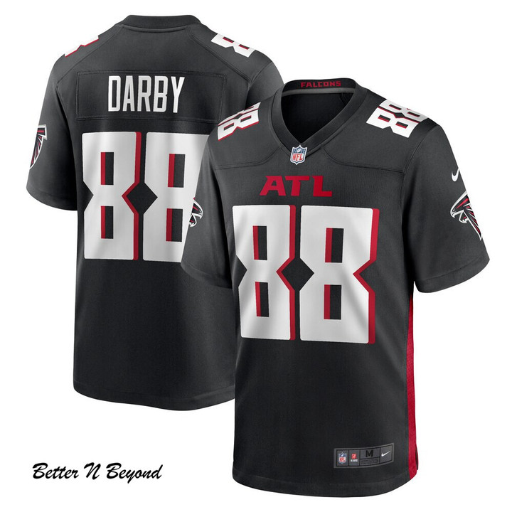 Men's Atlanta Falcons Frank Darby Nike Black Game Jersey